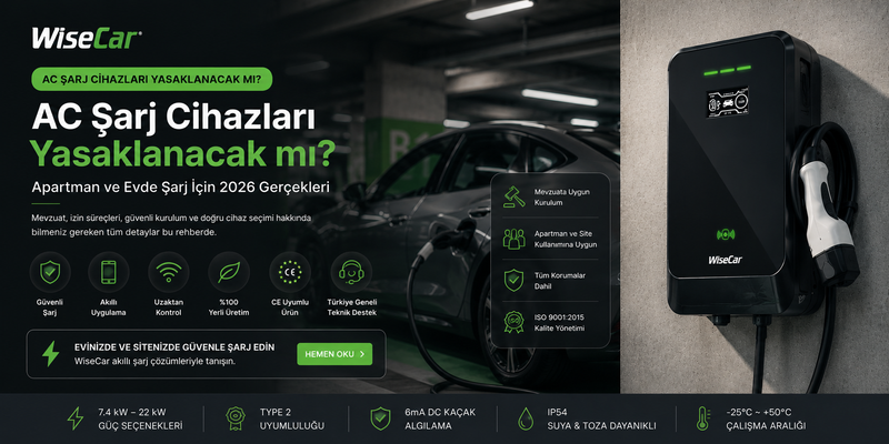 AC Şarj Cihazları Yasaklanacak mı? Apartman ve Evde Şarj İçin 2026 Gerçekleri