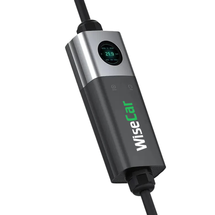 WiseCar WTPS3 22 KW Taşınabilir Elektrikli Araç Şarj Cihazı Mobil Uygulamalı Wifi Bluetooth ile kolay şarj deneyimi.