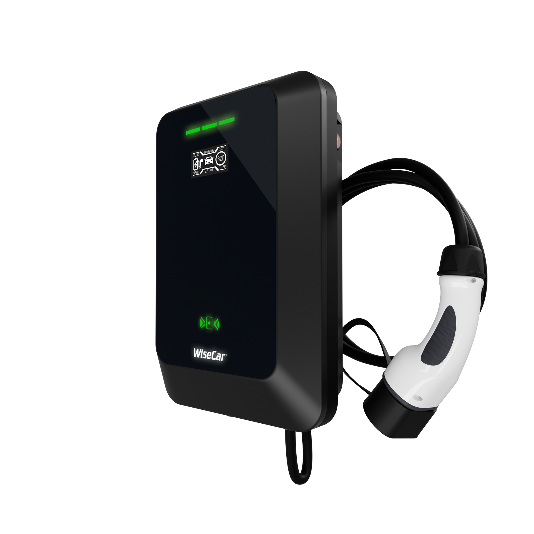 WiseCar WTA - 11 & 22 kW Elektrikli Araç Şarj Cihazı EV Wallbox Type 2 WiseCar