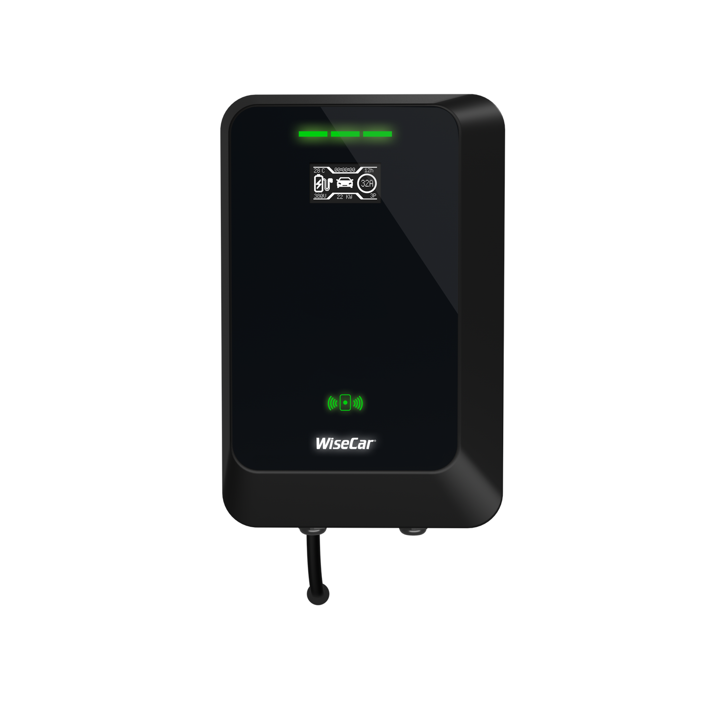 WiseCar WTA - 11 & 22 kW Elektrikli Araç Şarj Cihazı EV Wallbox Type 2 WiseCar