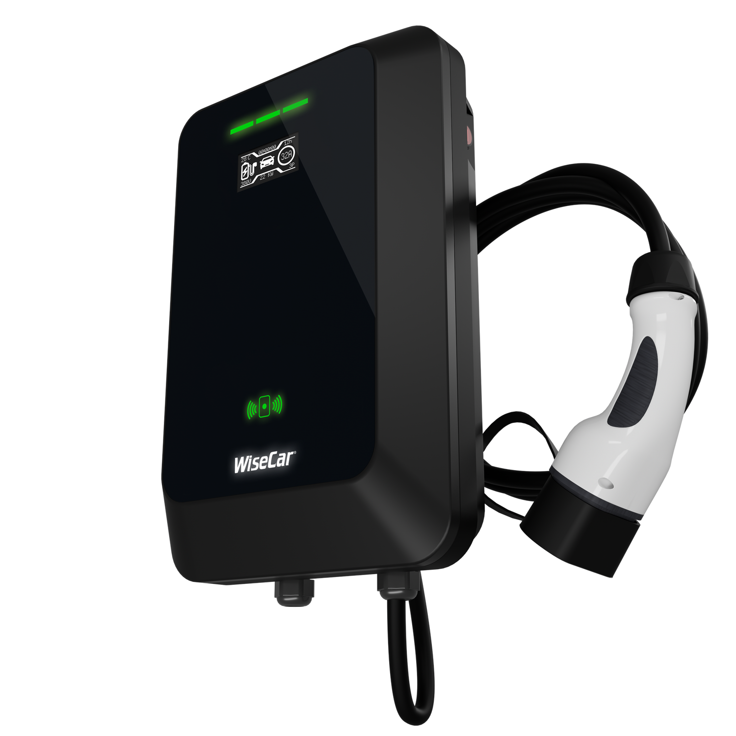 WiseCar WTA - 11 & 22 kW Elektrikli Araç Şarj Cihazı EV Wallbox Type 2 WiseCar