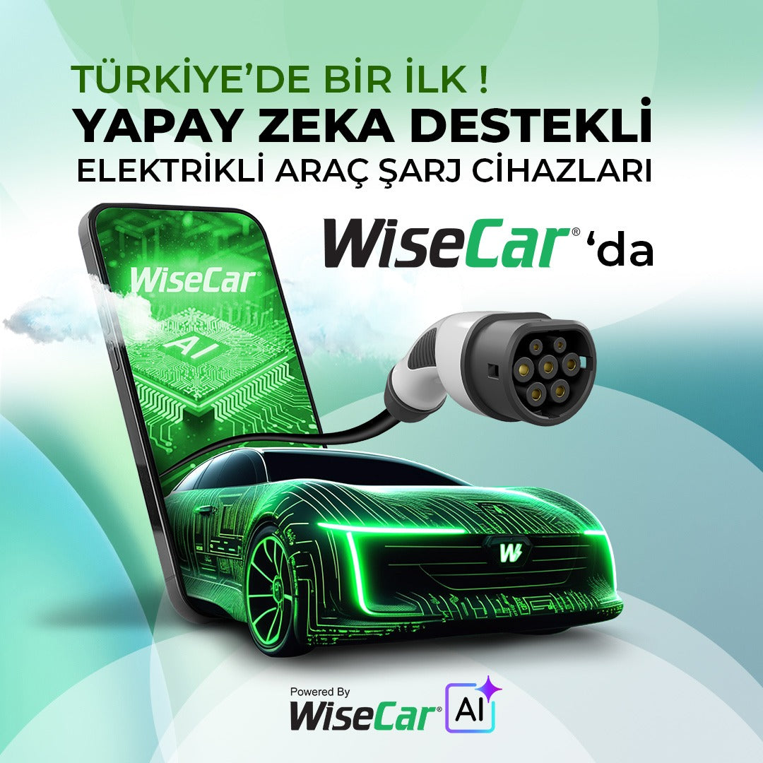 WiseCar WTL – Yapay Zeka Destekli Akıllı Elektrikli Araç Şarj Cihazı | 22 kW | Mobil Uygulama & WiseCar AI WiseCar