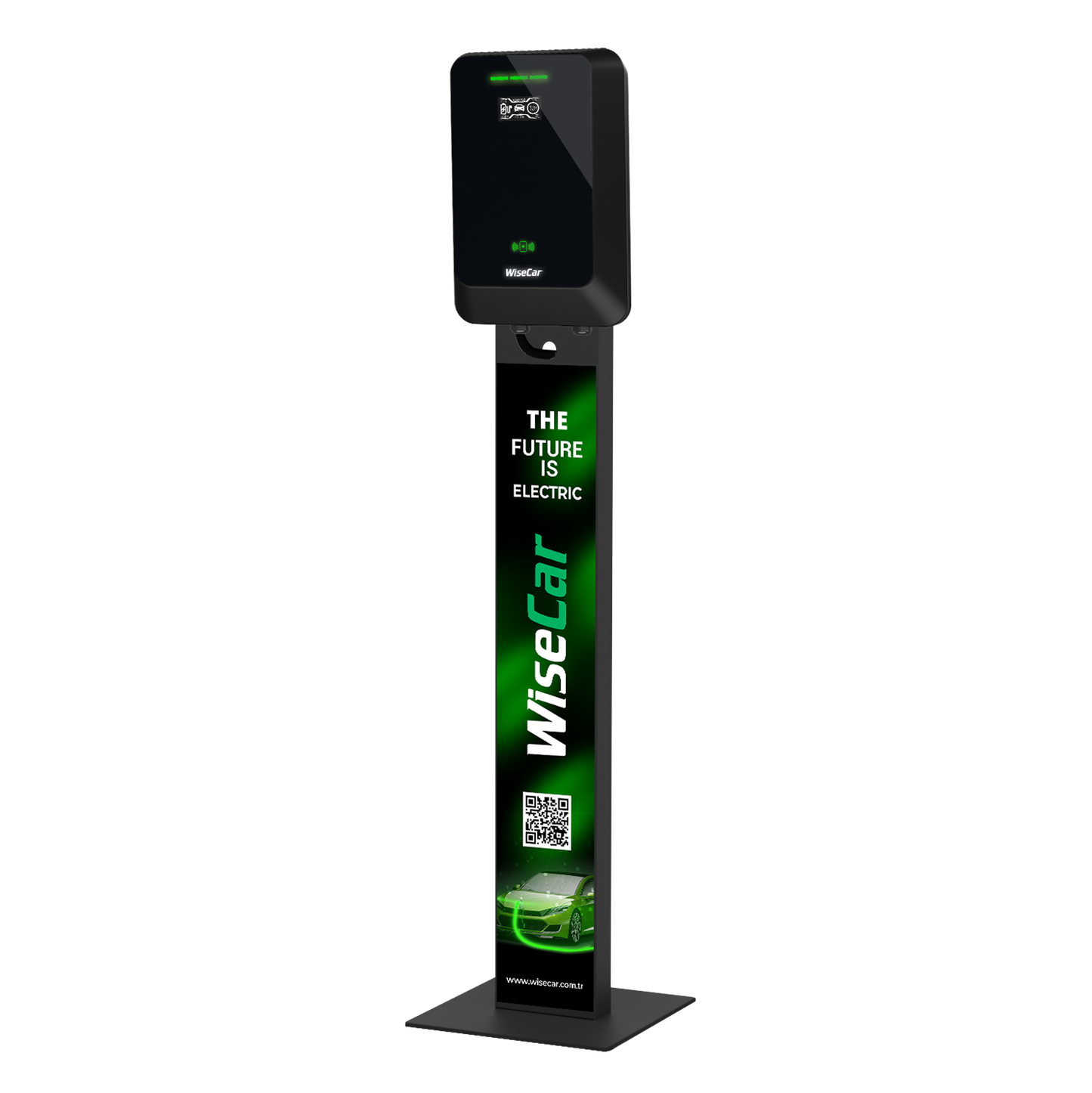WiseCar WTA Standlı - 11 & 22 kW Elektrikli Araç Şarj Cihazı EV Wallbox Type 2 WiseCar