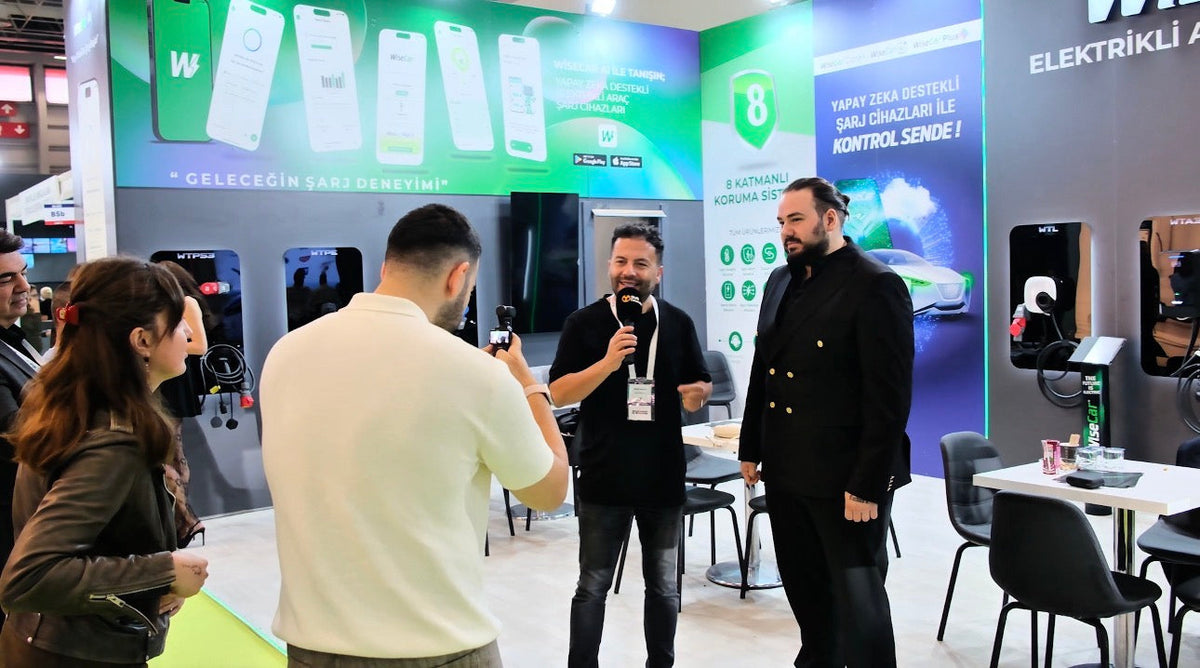 WiseCar Yapay Zekâ Destekli Elektrikli Araç Şarj Cihazları — EvChargeShow 2025 Fuarın’da !