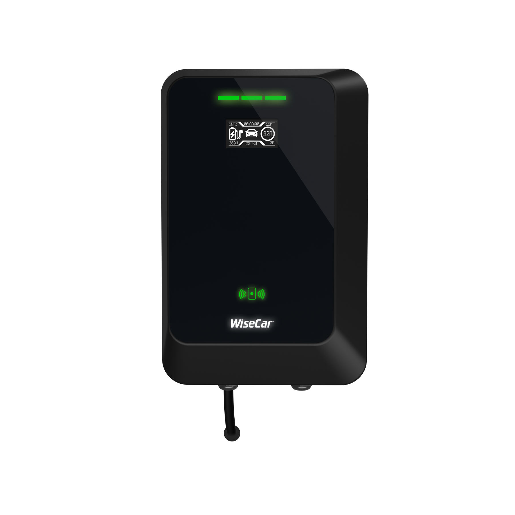WiseCar WTA - 11 & 22 kW Elektrikli Araç Şarj Cihazı EV Wallbox Type 2 WiseCar
