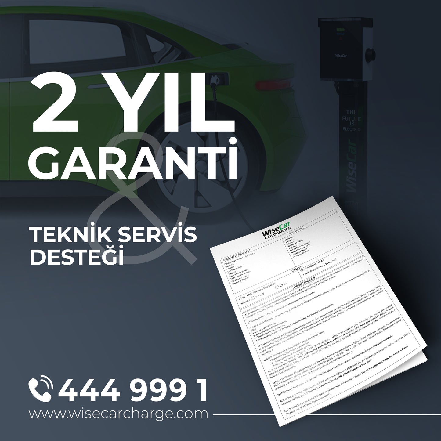 WiseCar WTP1 7.4 KW Taşınabilir Elektrikli Araç Şarj Cihazı WiseCar