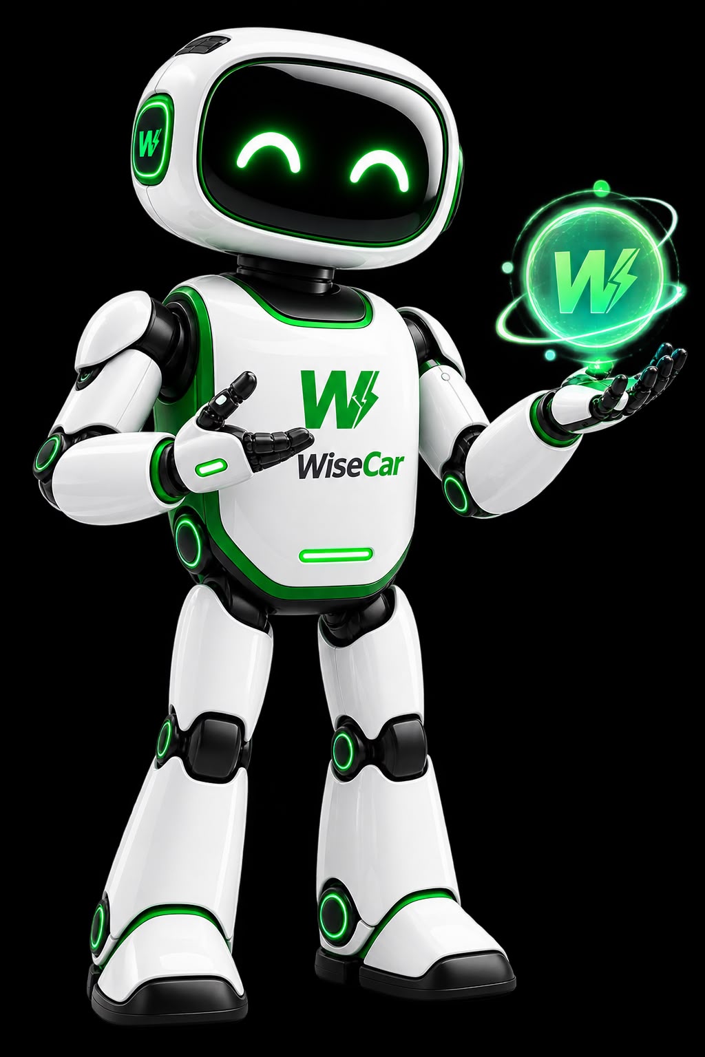 The WiseCar robot mascot