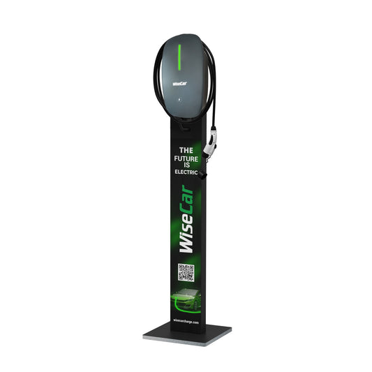WiseCar WTX1 7.4 KW Stand Electric Vehicle Charging Station WIRED